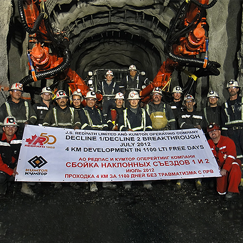 Image de project - mine Kumtor - 3,2 mètres de développement quotidien